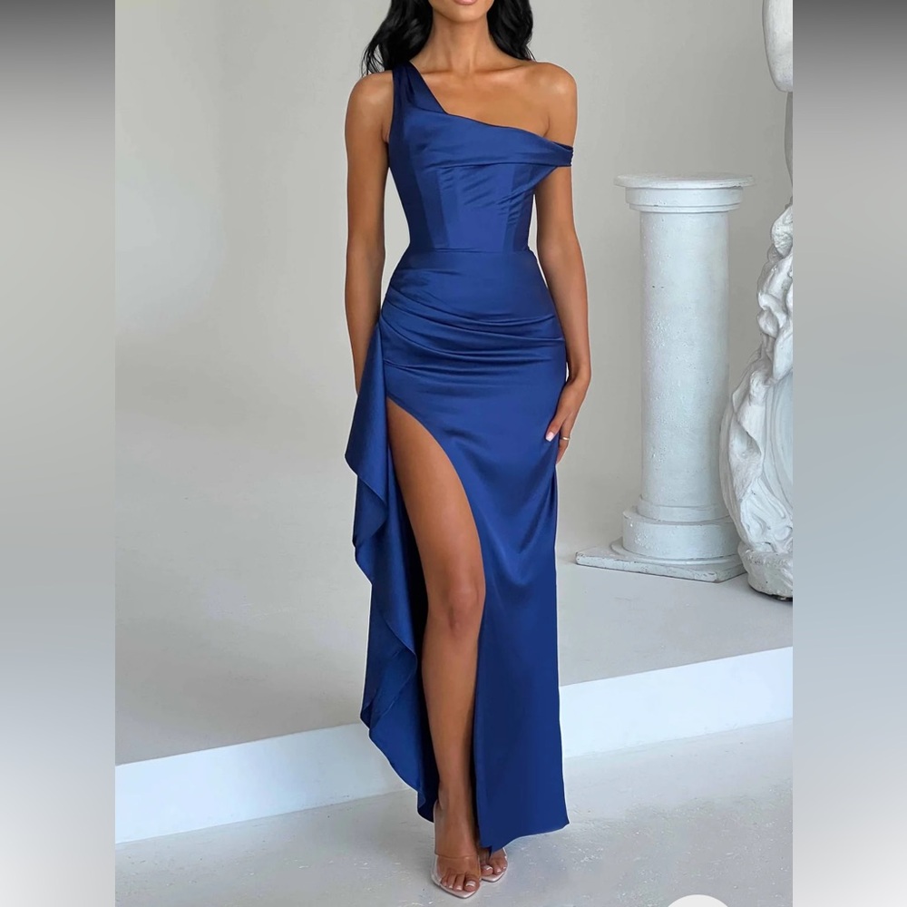 BABYBOO Juliene Maxi Dress “Navy” Royal Blue